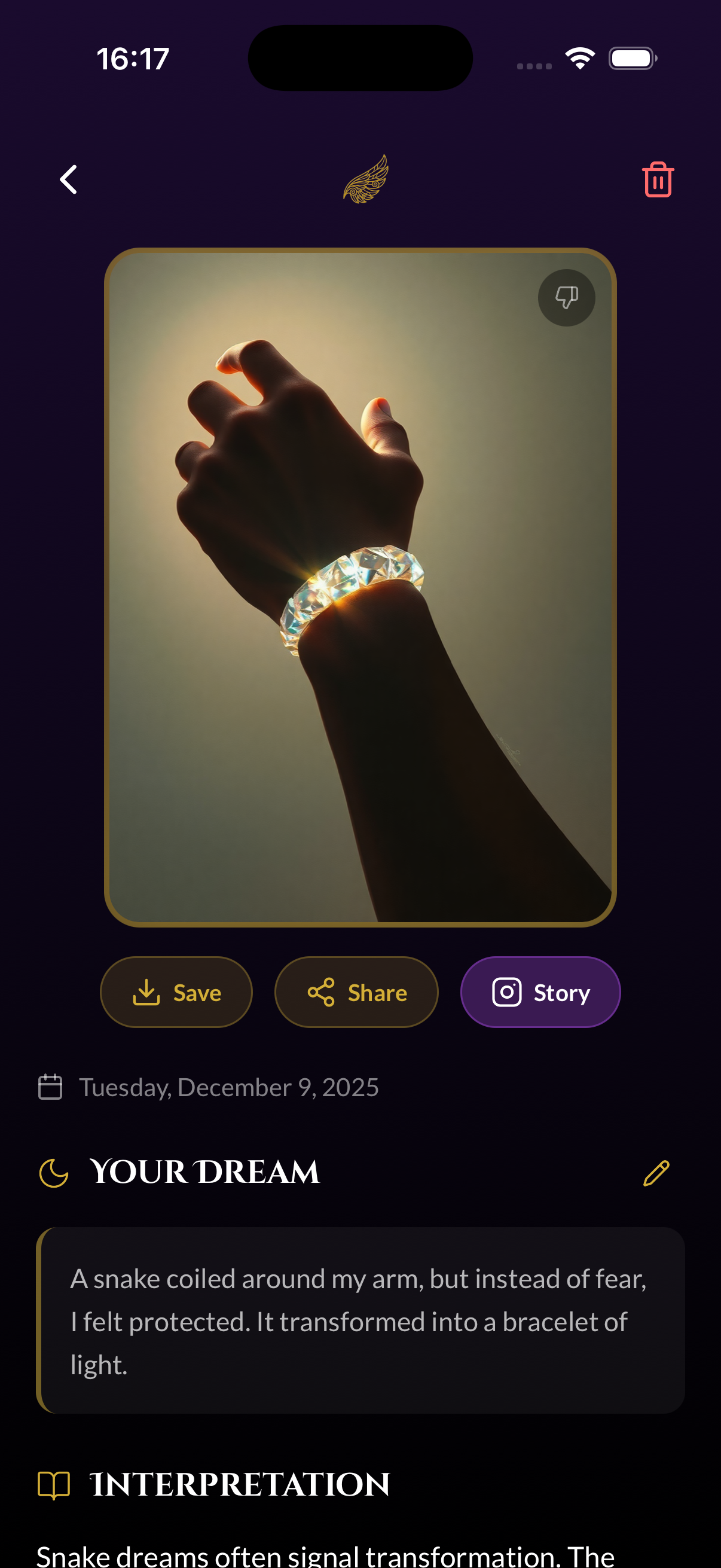 Generative Dream Visualization